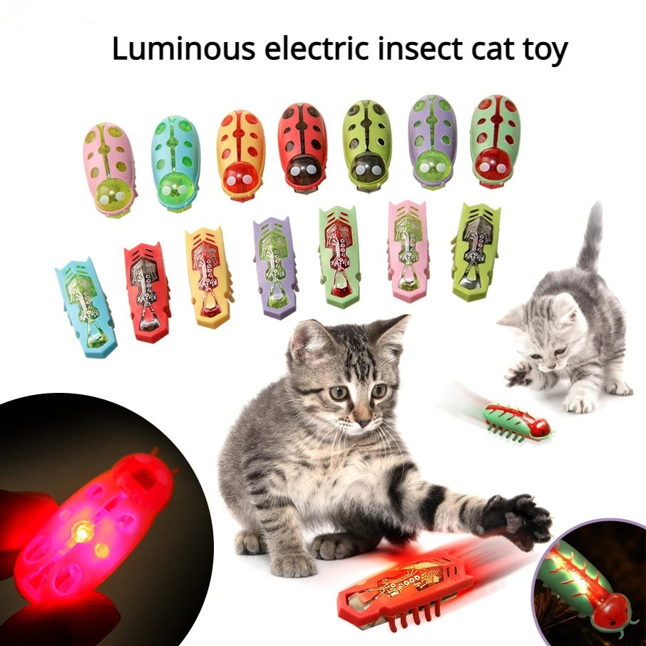 Interior Design Game - Cat Toys Light-up Electric Worms Pet