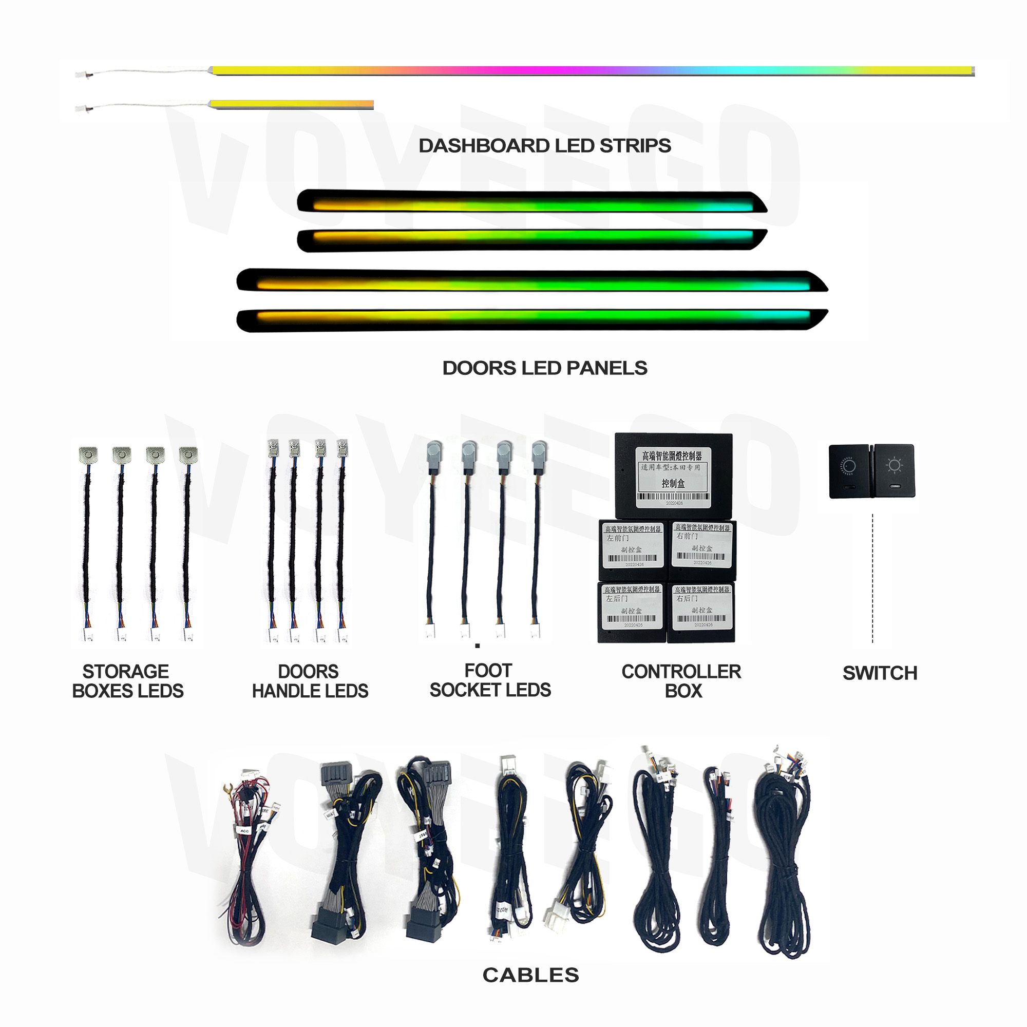 Automotive Light Emitting Diod - đánh giá và giá Interior Design Remote