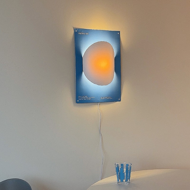 Simple Designer Paper Wall Lam - đánh giá và giá Interior Design Remote