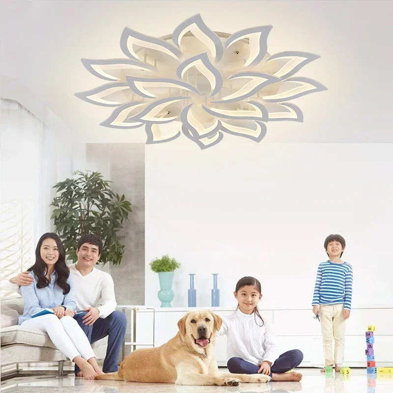 Designer LED Petal Chandelier  - đánh giá và giá Interior Design Remote