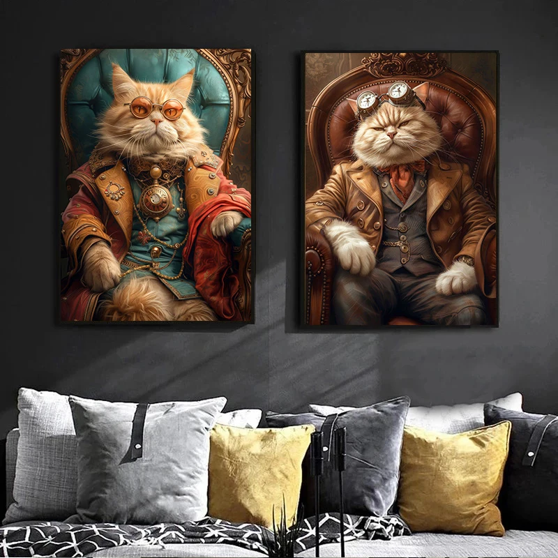 Cool Steampunk Animals Portrai - đánh giá và giá Interior Design Studio
