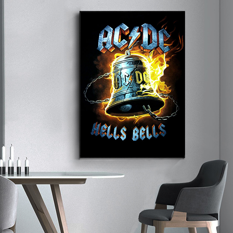 AC_DC Band Canvas Art Retro Po - đánh giá và giá Interior Design Studio