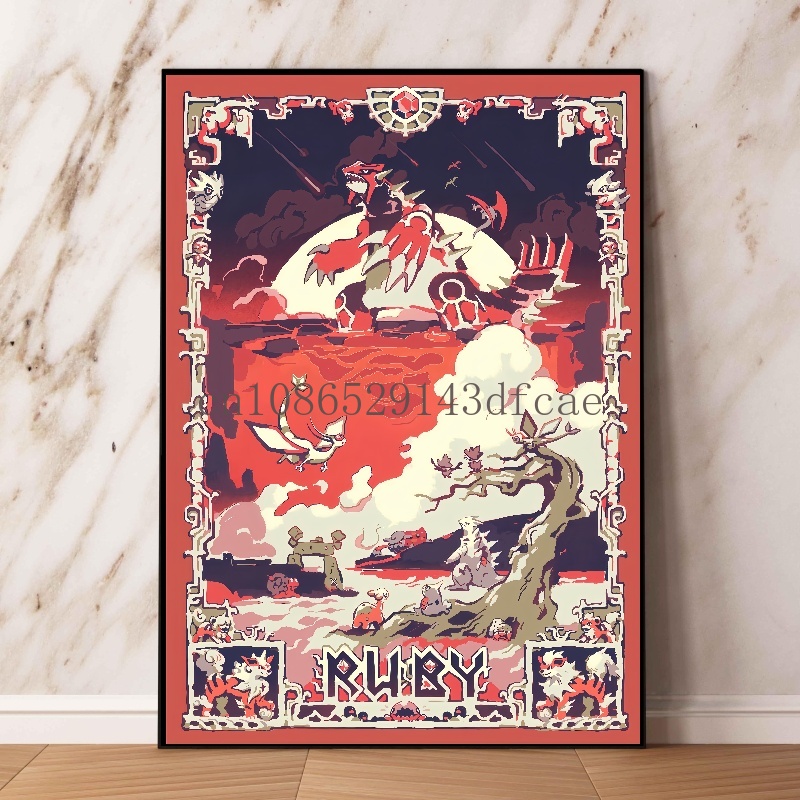 Pokemon Retro Cartoon Poster C - đánh giá và giá Interior Design Modern