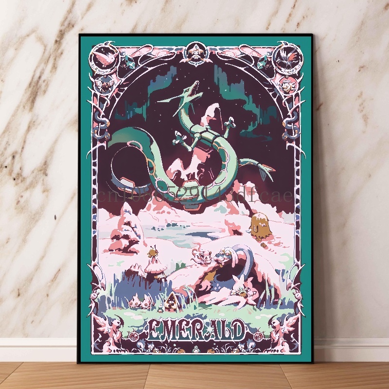Pokemon Retro Cartoon Poster C - đánh giá và giá Interior Design Modern