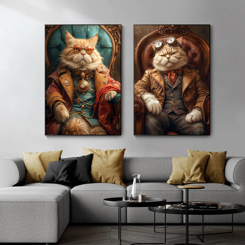 Cool Steampunk Animals Portrai - đánh giá và giá Interior Design Studio
