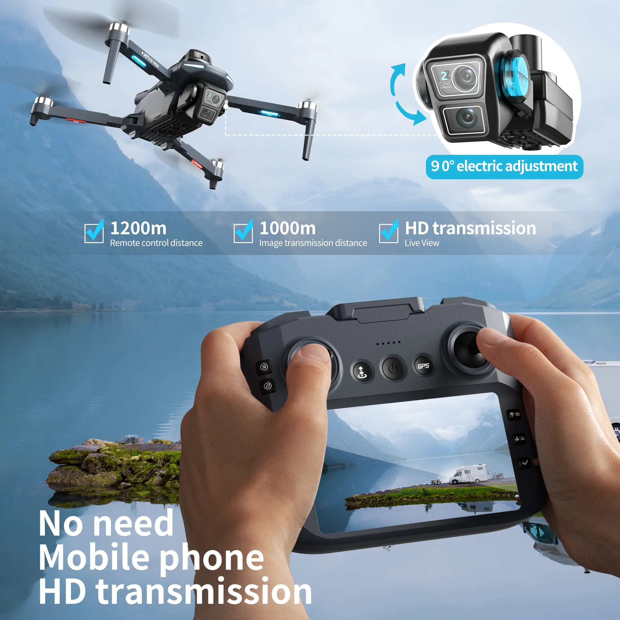 Original XT606 MAX GPS Drone H - đánh giá và giá Interior Design Game