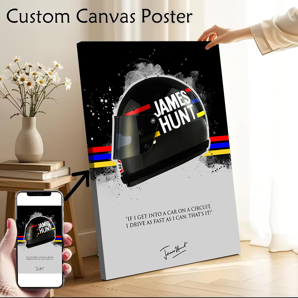 JAMES HUNT Quote Printed Canva - đánh giá và giá Interior Design Modern