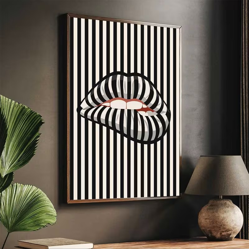 Simple and Abstract Striped Li - đánh giá và giá Interior Design Modern