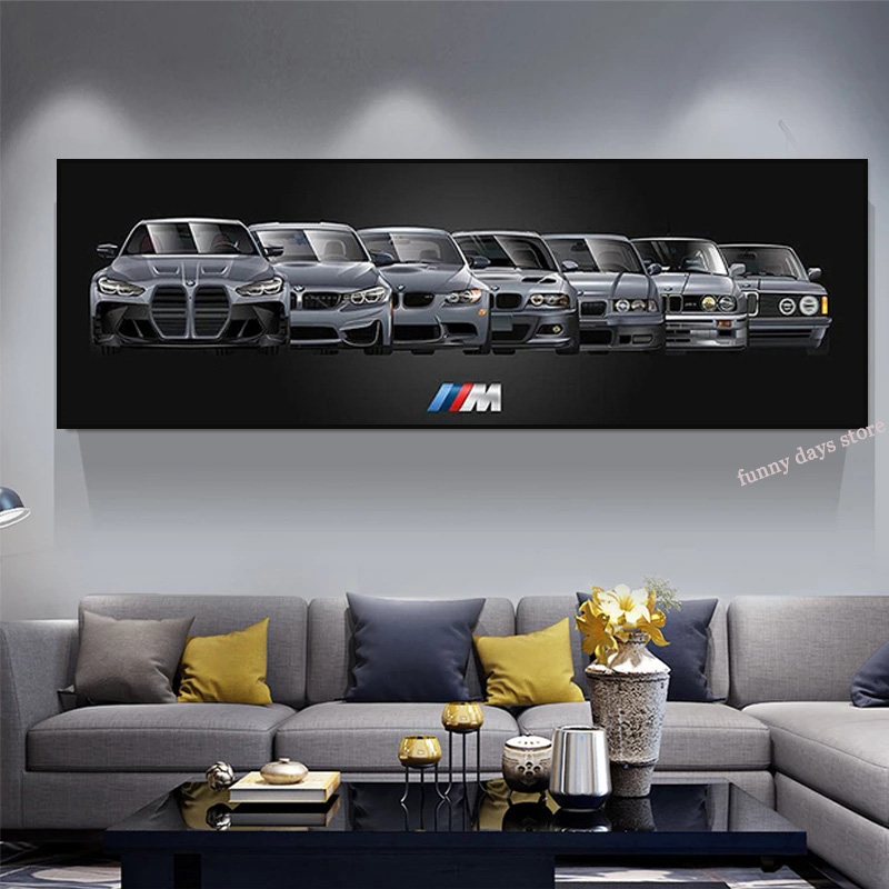 Siêu Xe M3 Họ Ô Tô Poster M Se - đánh giá và giá Interior Design Studio