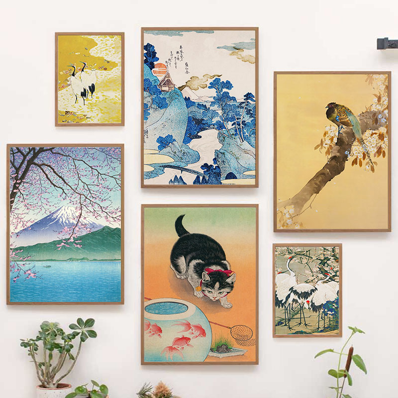 Japanese Katsushika Hokusai Ca - đánh giá và giá Interior Design Modern