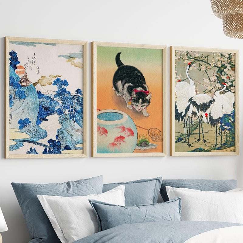 Japanese Katsushika Hokusai Ca - đánh giá và giá Interior Design Modern