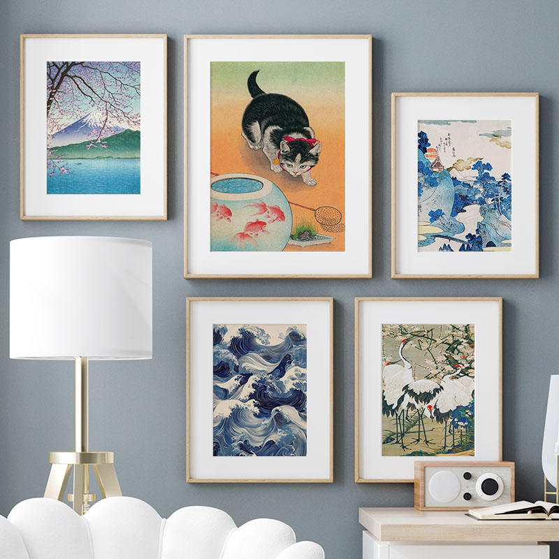 Japanese Katsushika Hokusai Ca - đánh giá và giá Interior Design Modern