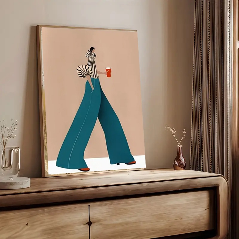 Fashionable Blue Pants Woman P - đánh giá và giá Interior Design Modern