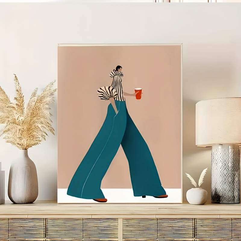 Fashionable Blue Pants Woman P - đánh giá và giá Interior Design Modern